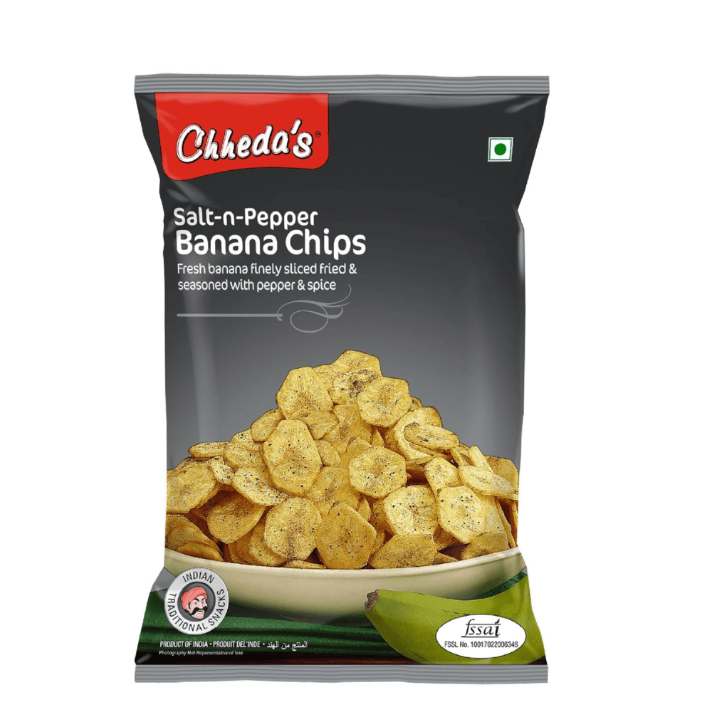 CHHEDA’S SALT & PEPPER BANANA CHIPS