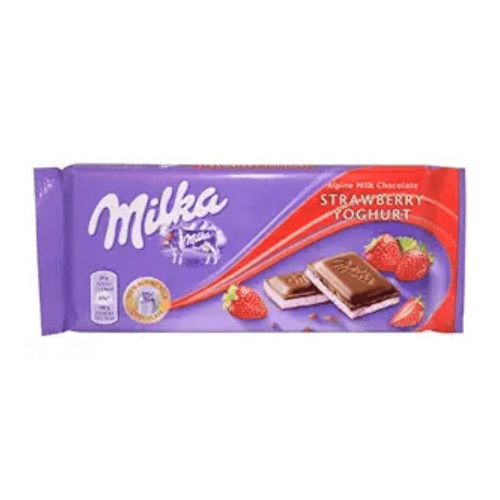 MILKA STRAWBERRY 100G