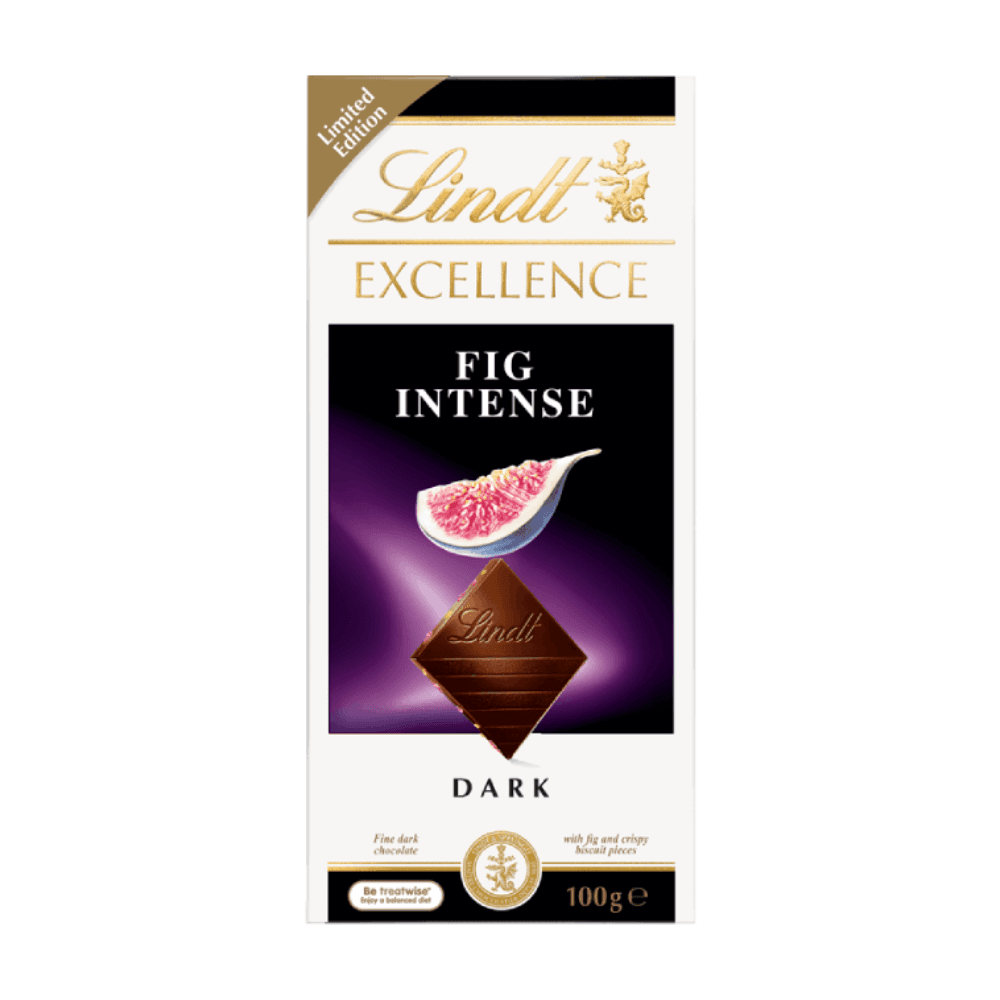 LINDT EXCELLENCE FIGUE INTENSE 100G