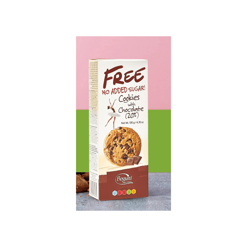 Bogutti Sugar-Free Cookies with Chocolate 20% 135g