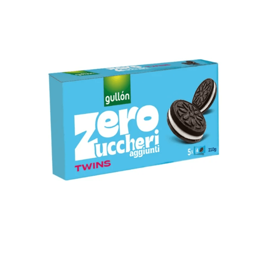 GULLON SUGAR FREE TWINS COCOA COOKIES 210G
